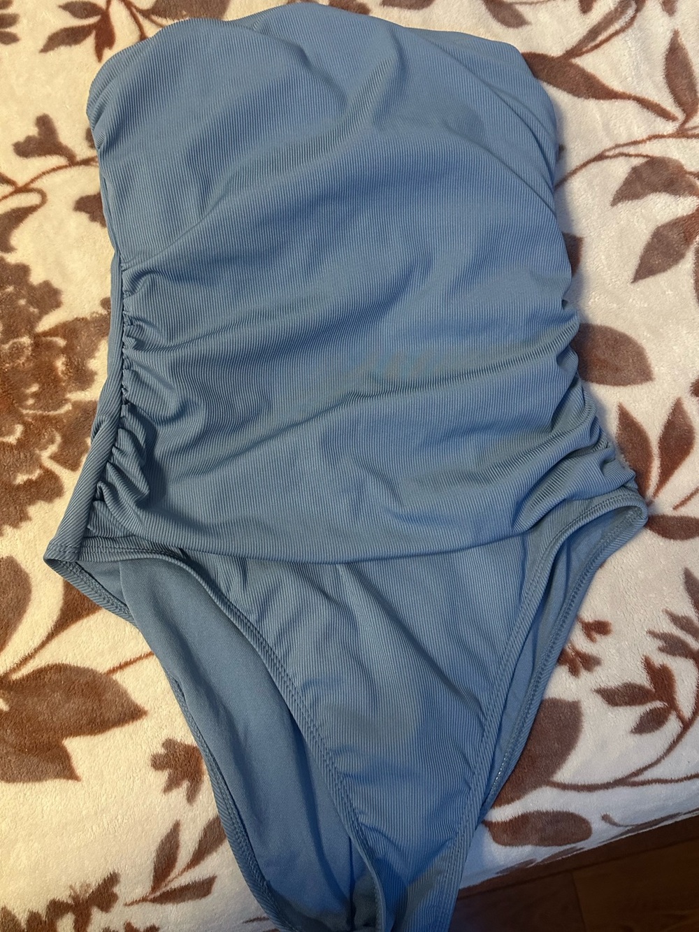 Blue One-Piece Swimsuit